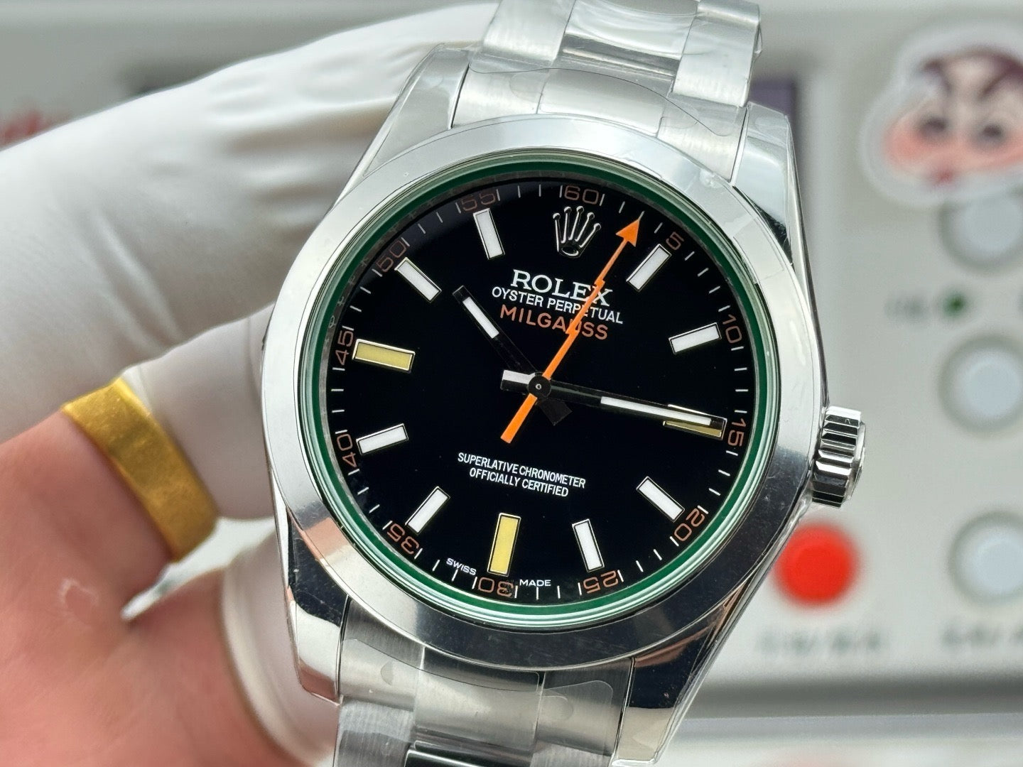 Rolex Milgauss 116400 40MM Full 904L Steel