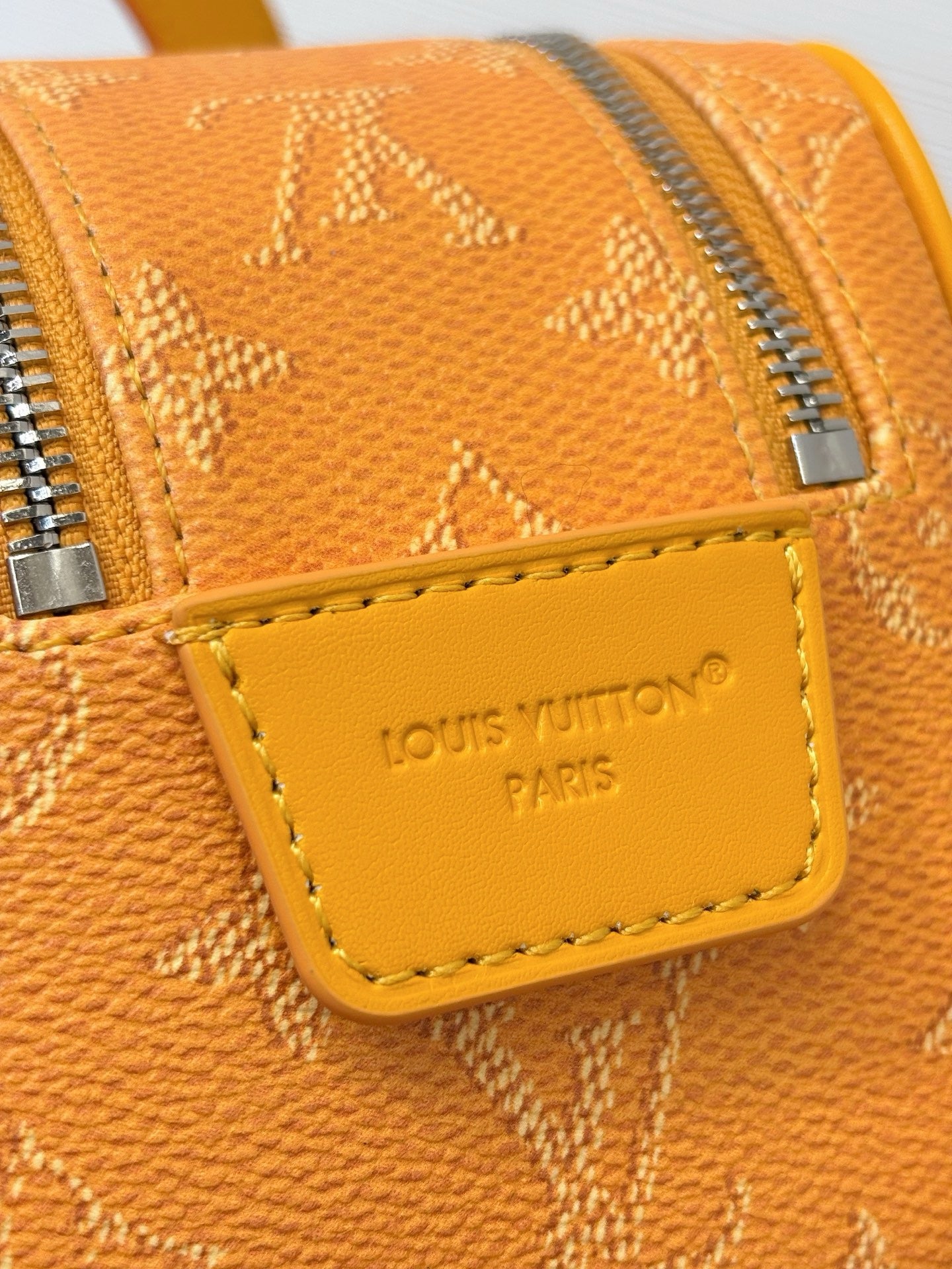 LV Mini Dopp Kit Monogram Heritage Coated Canvas