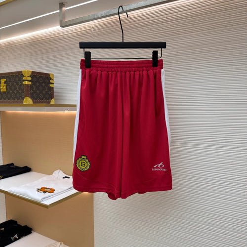 Balenciaga Soccer Baggy Shorts in Technical Jersey
