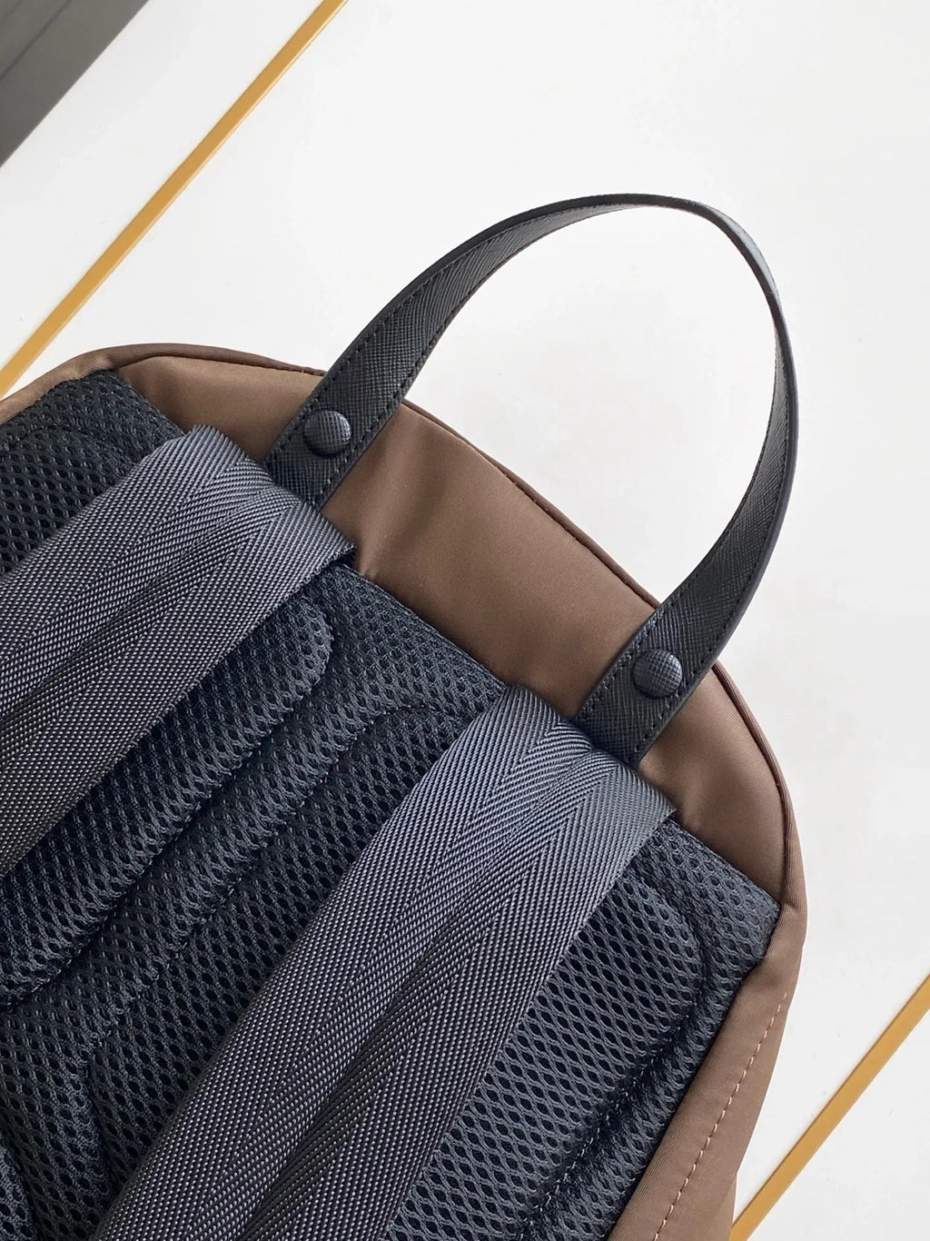 Prada Re-Nylon and Saffiano Leather Backpack