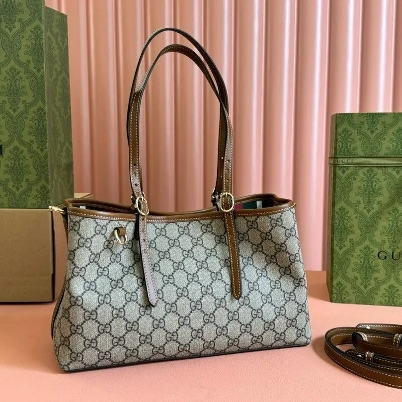Gucci GG Emblem Medium Tote Bag