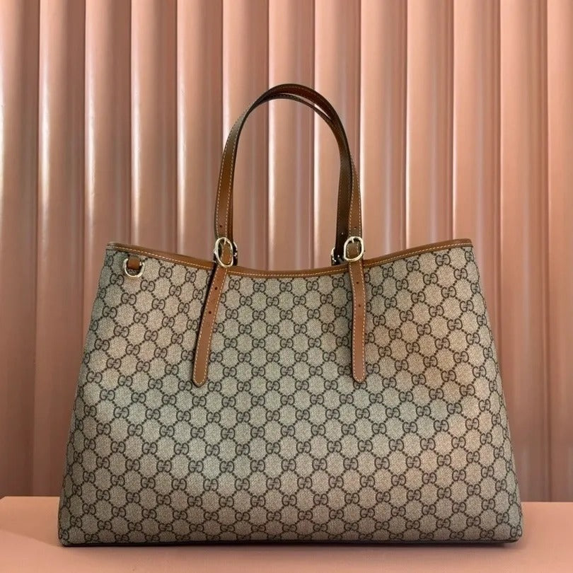 Gucci GG Emblem Maxi Tote Bag