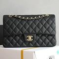Chanel Classic Flap Bag in Grained Shiny Calfskin