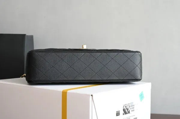Chanel Classic Flap Bag in Grained Shiny Calfskin