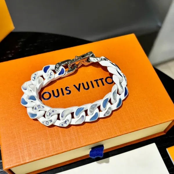 LV Chain Links Patches Bracelet