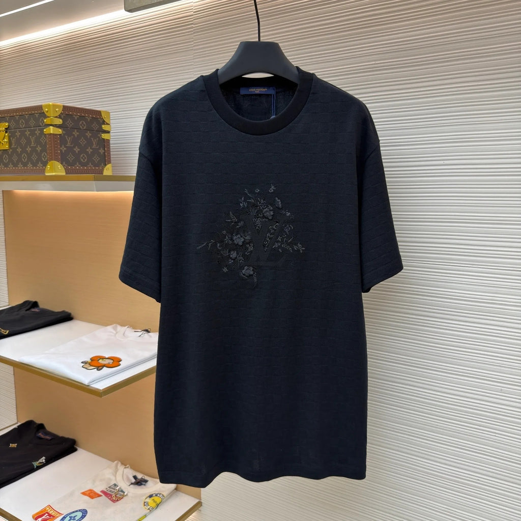 LV 1AJRHM Embroidered Signature T-Shirt