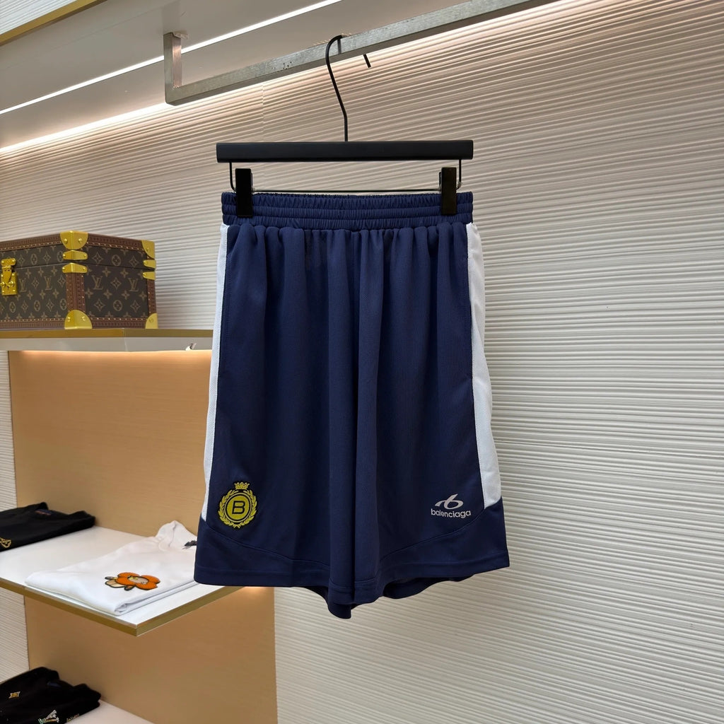 Balenciaga Soccer Baggy Shorts in Technical Jersey