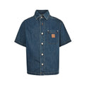 LV 1AHDMP Signature Denim Short-Sleeved Shirt