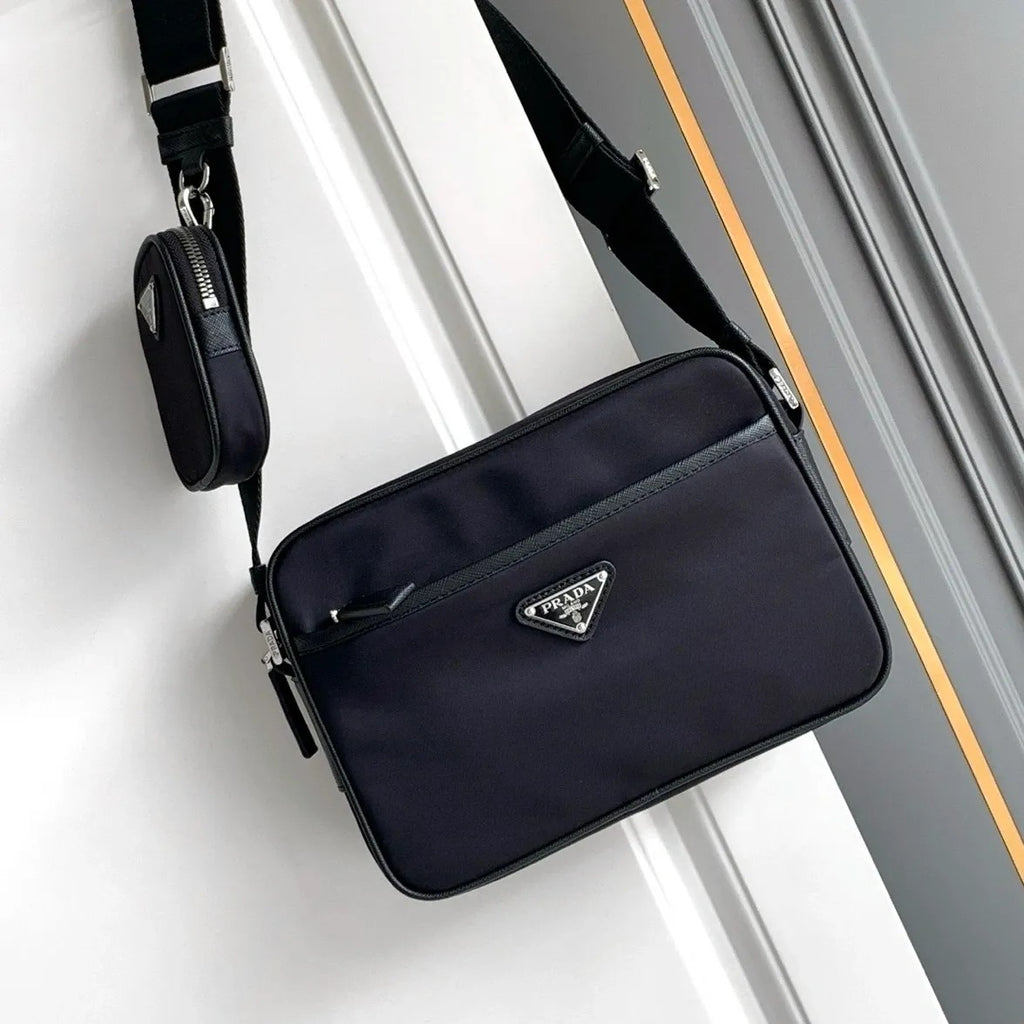 Prada Re-Nylon and Saffiano Shoulder Bag