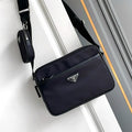 Prada Re-Nylon and Saffiano Shoulder Bag