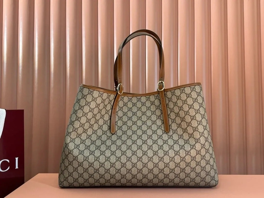 Gucci GG Emblem Maxi Tote Bag
