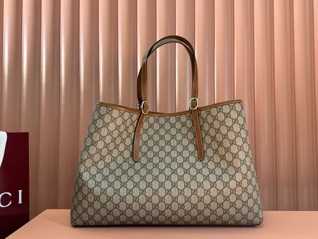 Gucci GG Emblem Maxi Tote Bag