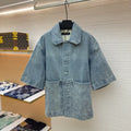 LV 1ABLDI Short Sleeve Denim Workwear Shirt
