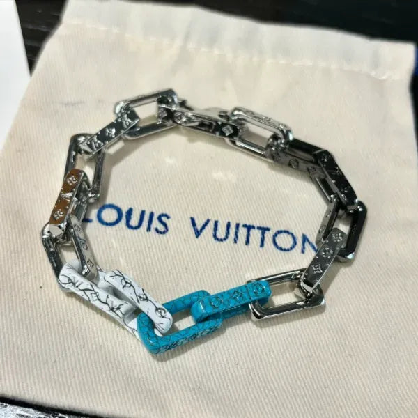 LV Chain Links Patches Bracelet