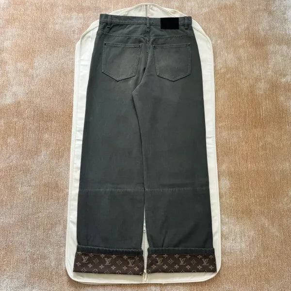 LV 1AJCU4 Waxed Denim Pants