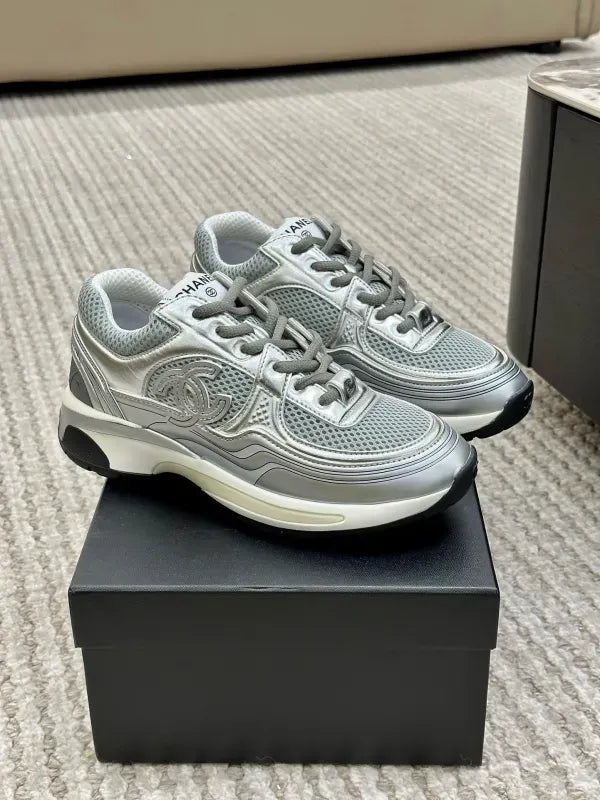Chanel Laminated Sneaker in Fabric