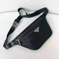 Prada Re-Nylon and Saffiano Leather Belt Bag