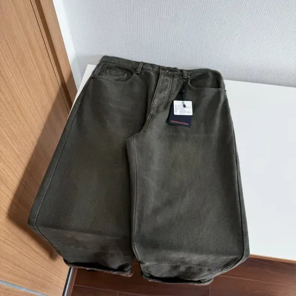 LV 1AJCU4 Waxed Denim Pants