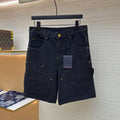LV 1AFVAG Monogram Workwear Denim Shorts