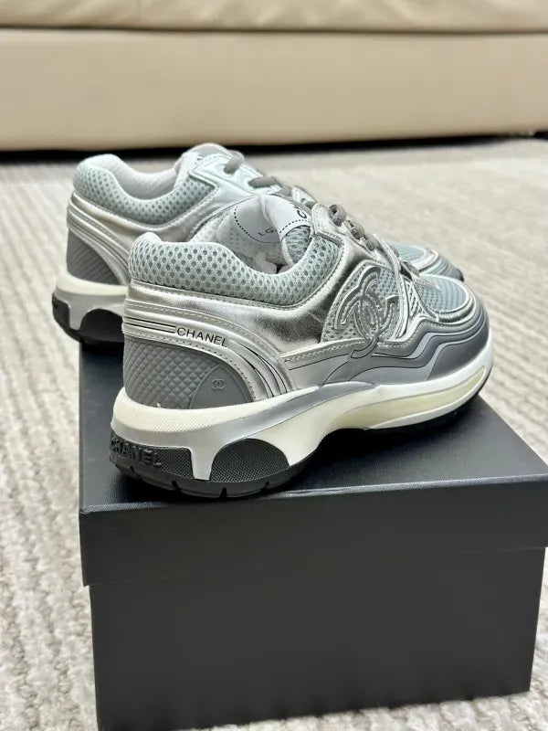 Chanel Laminated Sneaker in Fabric