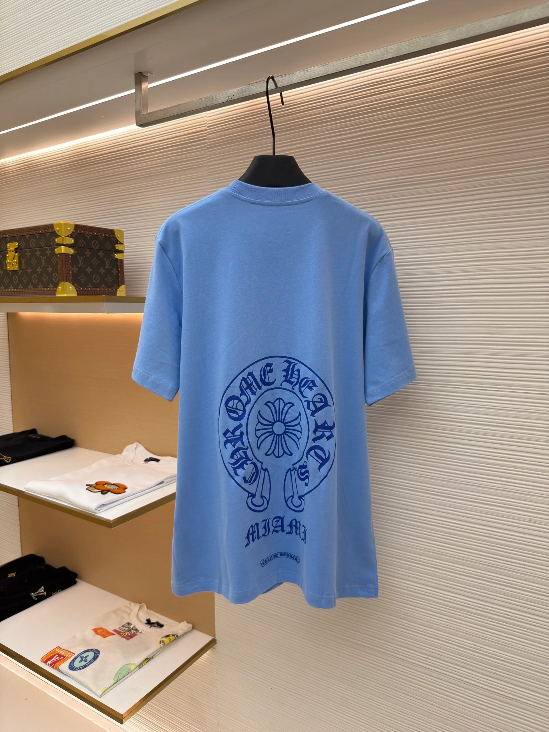 Chrome Hearts Miami Horseshoe Graphic Print T-Shirt