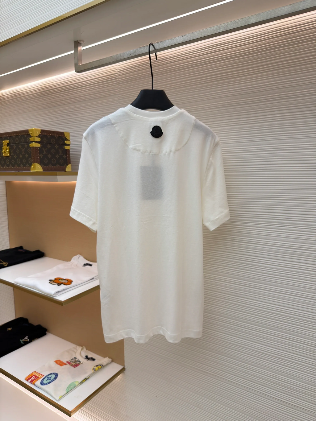 Moncler Three-Dimensional Logo Cotton T-Shirt