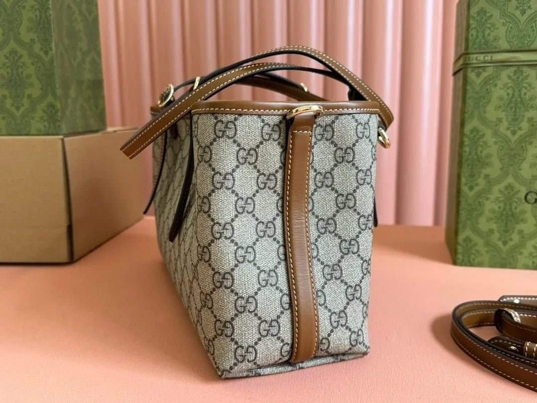 Gucci GG Emblem Medium Tote Bag