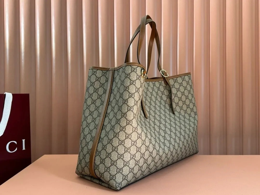 Gucci GG Emblem Maxi Tote Bag