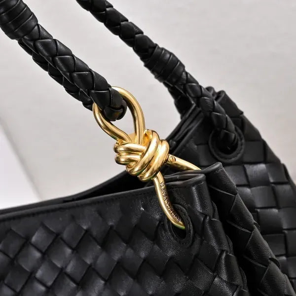 Bottega Veneta Large Parachute Bag In Supple Intrecciato Leather