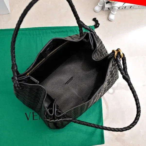 Bottega Veneta Large Parachute Bag In Supple Intrecciato Leather