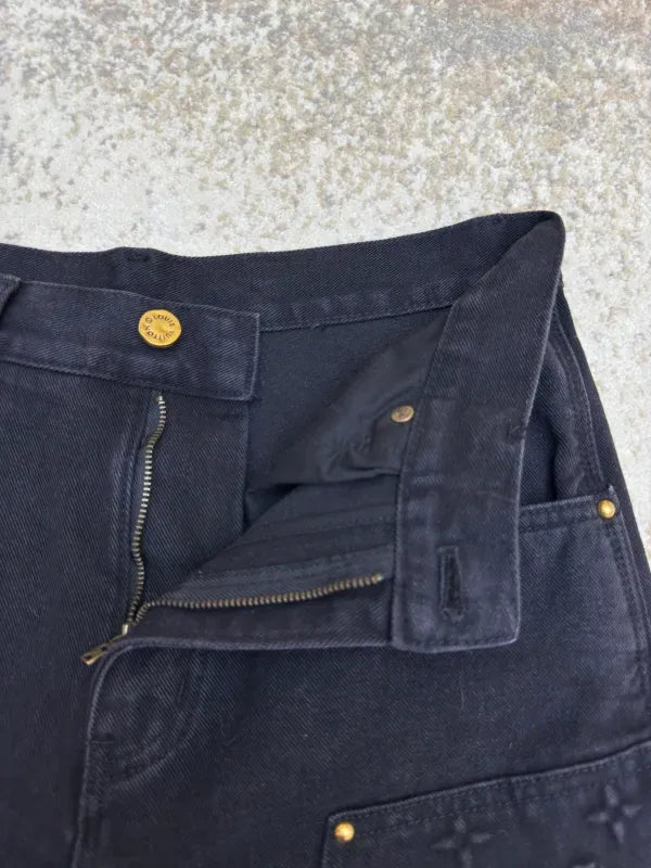 LV 1AFVAG Monogram Workwear Denim Shorts