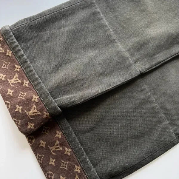 LV 1AJCU4 Waxed Denim Pants