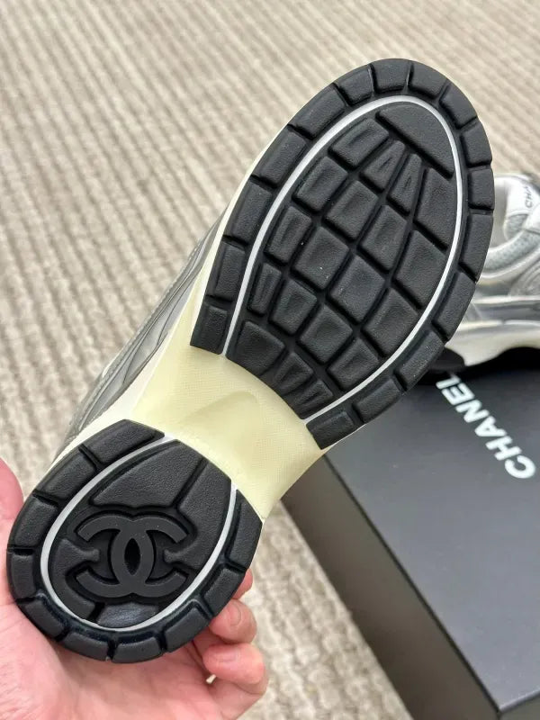 Chanel Laminated Sneaker in Fabric