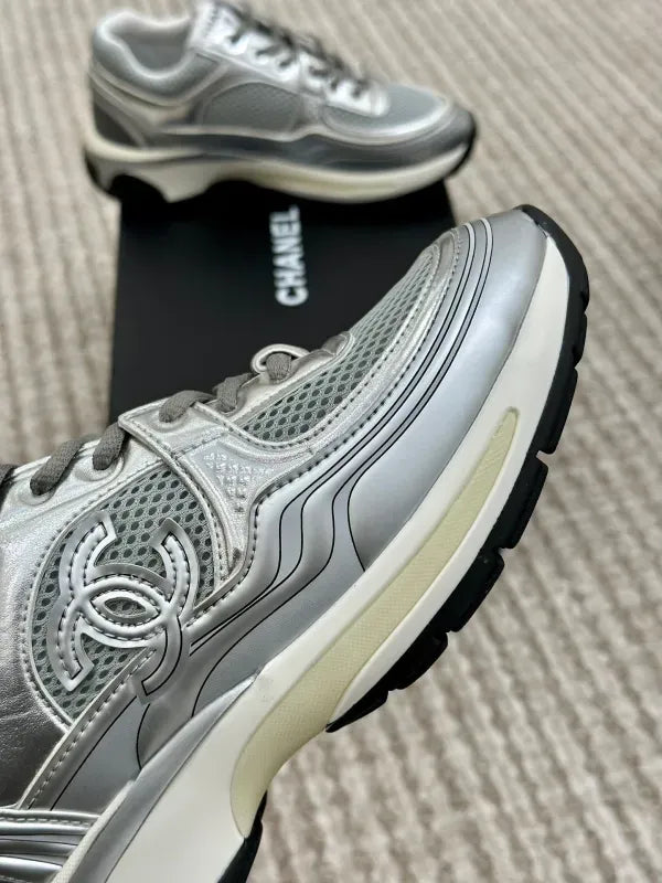 Chanel Laminated Sneaker in Fabric