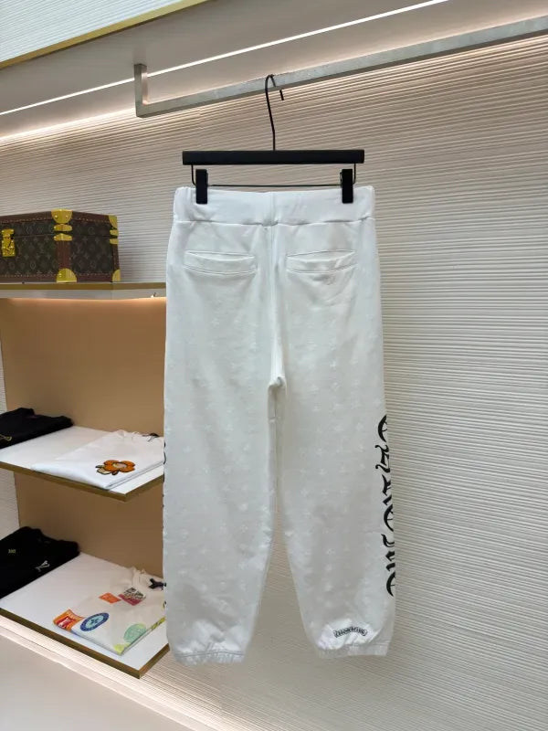 Chrome Hearts Monogram Vertical Logo Sweatpants