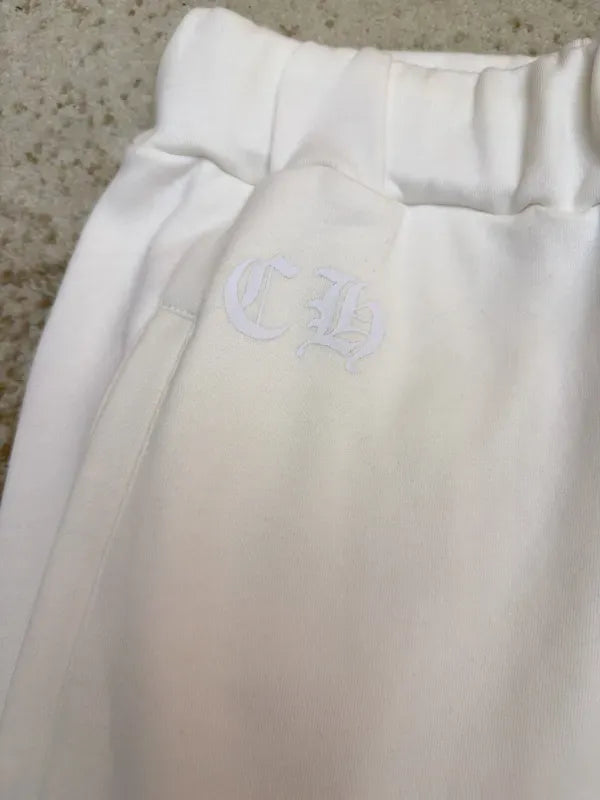 Chrome Hearts Horseshoe Blue Logo Sweatpants