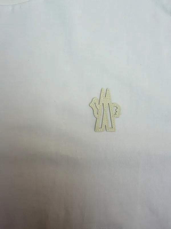 Moncler Logo Patch Cotton Blend T-Shirt