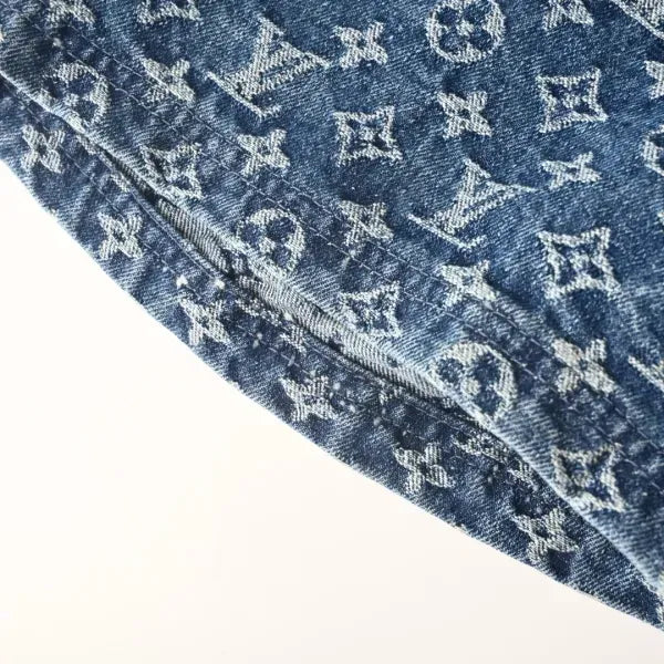 LV 1AJBJQ Monogram Denim Shorts