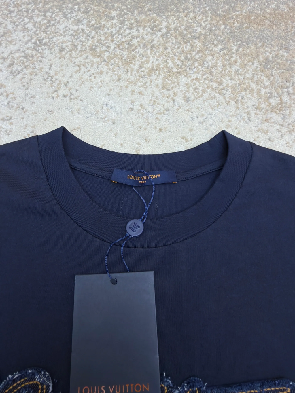LV 1AK7HD Denim Signature T-Shirt