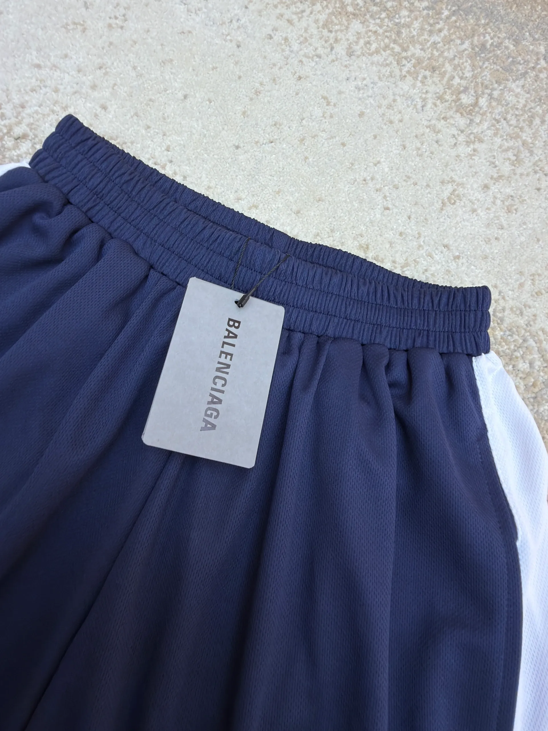 Balenciaga Soccer Baggy Shorts in Technical Jersey