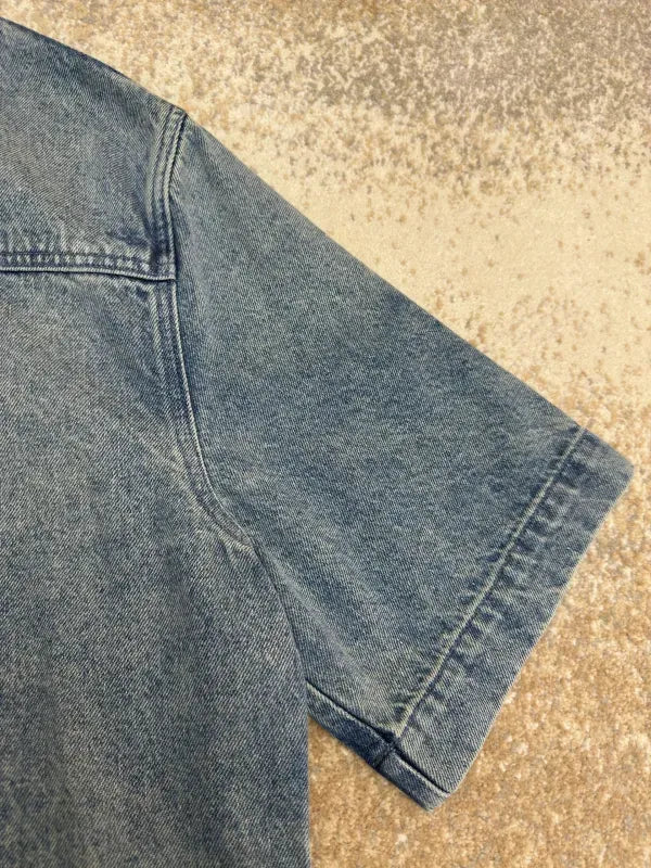 LV 1ABLDI Short Sleeve Denim Workwear Shirt