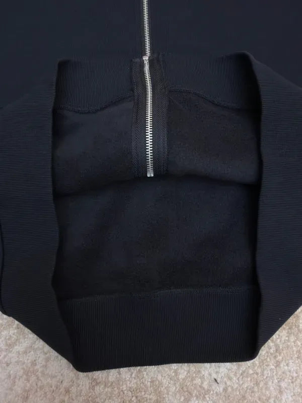 Chrome Hearts Horseshoe Pink Logo Zip-up Hoodie Black