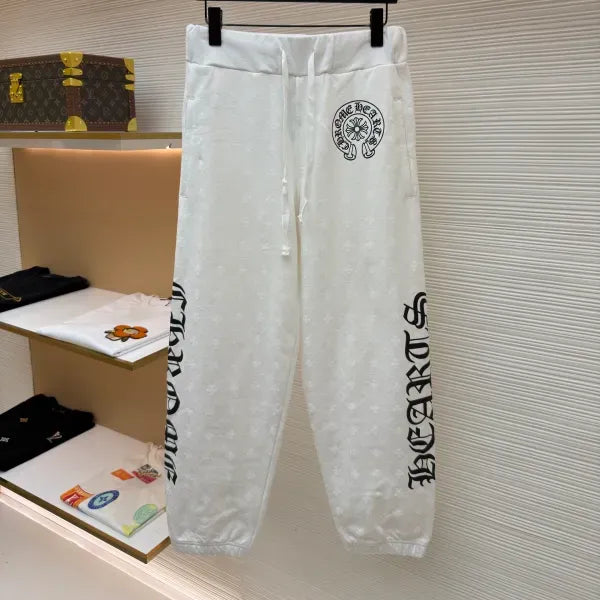 Chrome Hearts Monogram Vertical Logo Sweatpants
