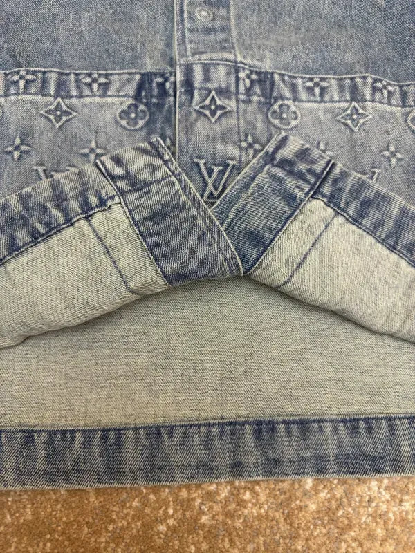 LV 1ABLDI Short Sleeve Denim Workwear Shirt