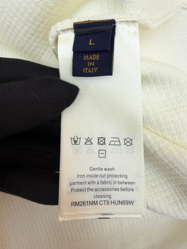LV 1AK6WY Waffle Signature Short-Sleeved Shirt