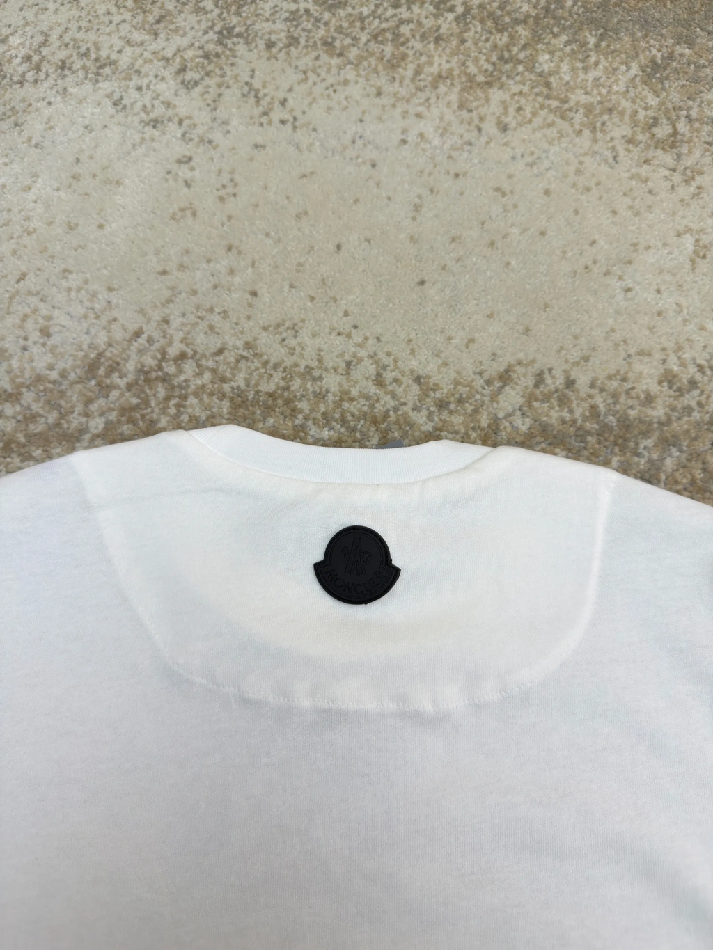 Moncler Three-Dimensional Logo Cotton T-Shirt