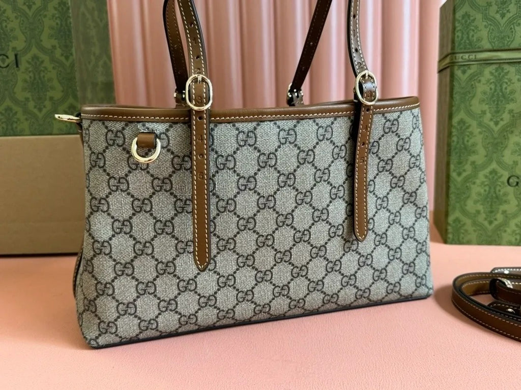 Gucci GG Emblem Medium Tote Bag