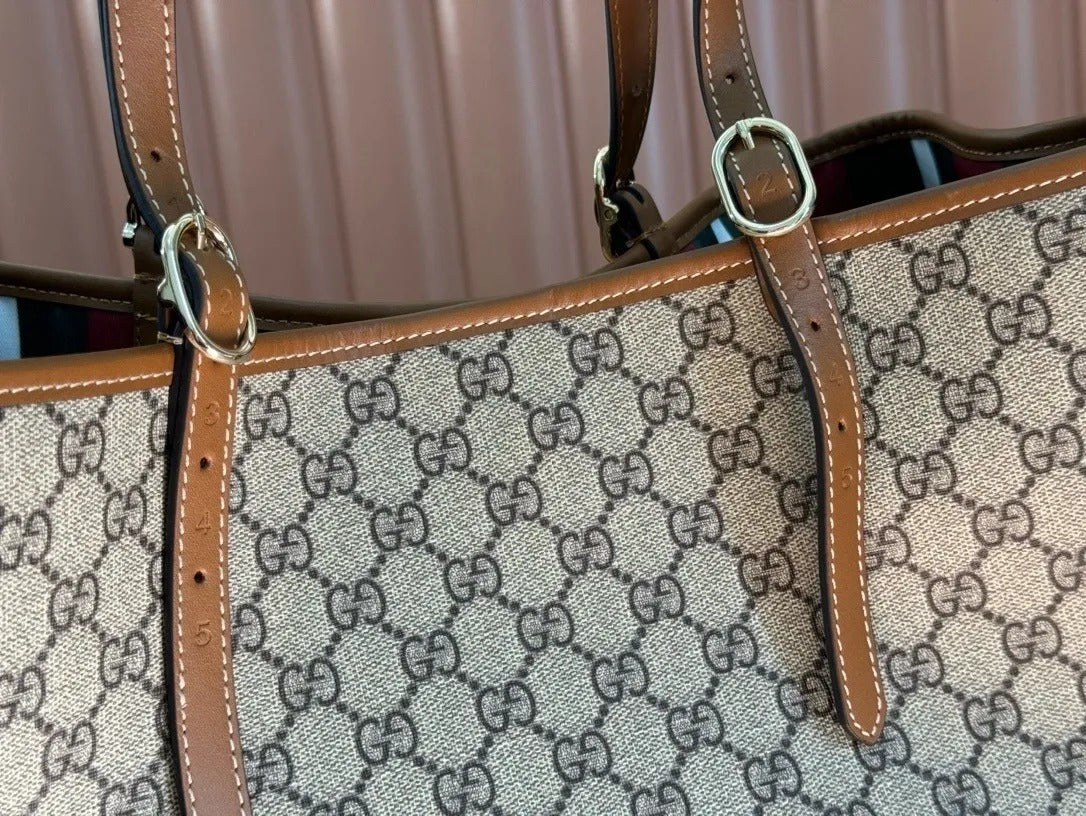 Gucci GG Emblem Maxi Tote Bag