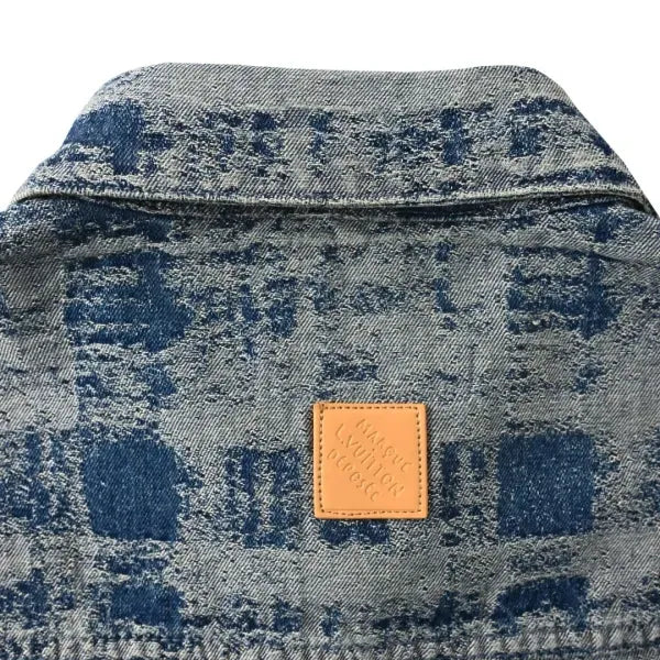 LV 1AJC91 Denim Short-Sleeved Shirt