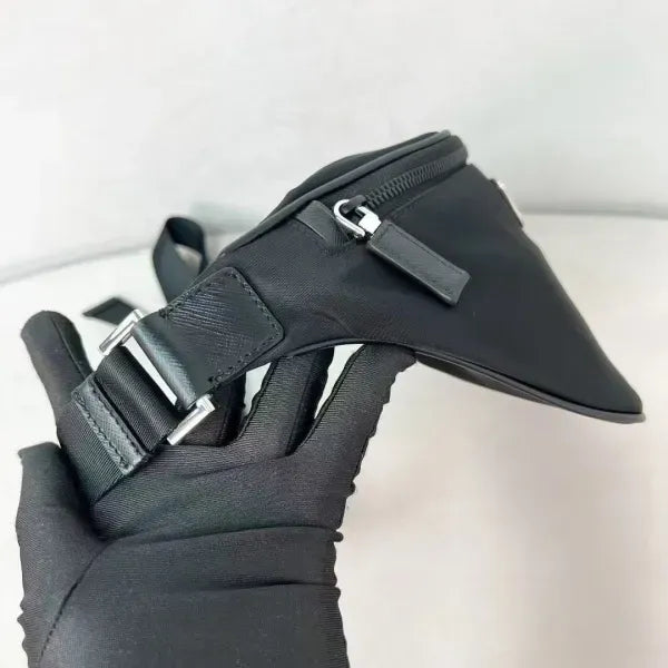 Prada Re-Nylon and Saffiano Leather Belt Bag